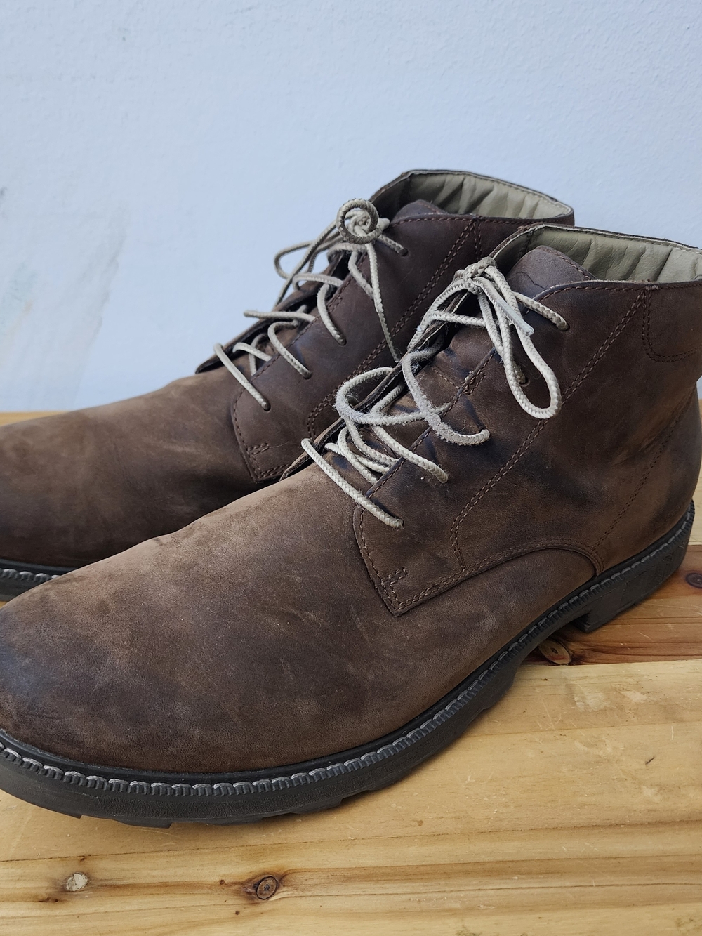 Sorel Mens 14 Madson II Chukka Waterproof Boots Leather Tobacco Lace Up Gorpcore